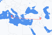 아르빌 출발, 팔레르모 도착 항공편