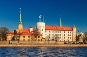 Photo of Lielvārde church, Latvia.