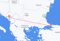 Flug frá Istanbúl til Podgorica