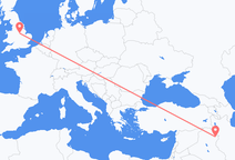 Flyrejser fra Sulaymaniyah, Irak til Nottingham, England