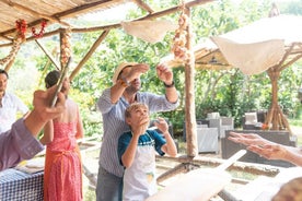 Pizza School with Wine and Limoncello Tasting in a Local Farm