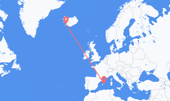 Flights from Reykjavík to Mahon