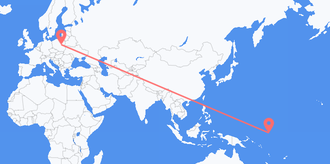 Flights from Nauru to Poland