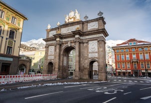 Innsbruck cityscape, Austria.