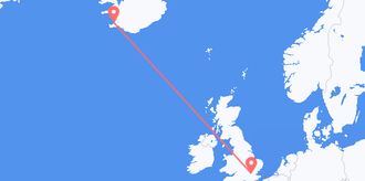 Flights from Iceland to the United Kingdom