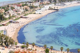 Photo of aerial view of Cagliari, Sardinia, Italy.