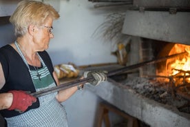 Aula de fazenda e padaria de Mykonos com brunch na Grécia