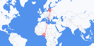 Flights from São Tomé & Príncipe to Poland