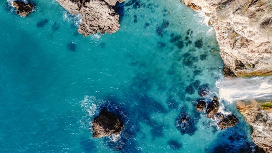 photo of view of Beautiful Waterfall in Nerja Malaga
