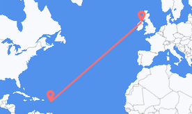 Flights from Antigua & Barbuda to Northern Ireland