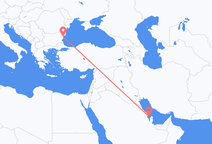 Vluchten van Bahrain Island naar Varna