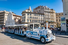 Saint Jean Castle and Cathedral de la Major and the Vieux port in Marseille, France.