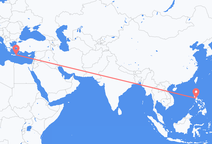 Flyrejser fra Manila, Filippinerne til Sitia, Grækenland