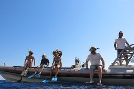 Croisière privée au temple de Poséidon de cap Sounion avec plongée avec tuba et baignade