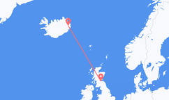 Flights from Edinburgh to Egilsstaðir
