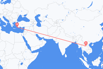 Flyrejser fra Vientiane til Rhodes