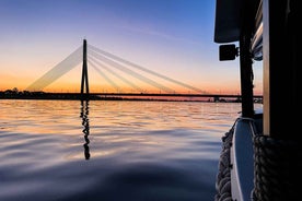 Riga: Riga Canal and Daugava River Sunset Boat Cruise