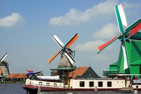 Einkadagsferð frá Amsterdam til Zaanse Schans vindmyllanna og Volendam