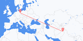 Flug frá Pakistan til Þýskalands