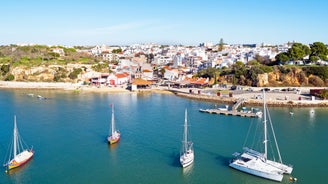 Photo of scenic aerial view of colorful traditional village of El Cotillo in Northen part of island. Canary islands of Spain.