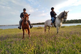 Balade à cheval privée dans la réserve du parc naturel de Madrid