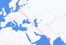 Flights from Goa to Stockholm