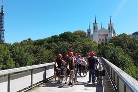 Lyon elektrisk sykkeltur inkludert matsmaking med en lokal guide