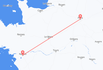 Flights from Paris to Nantes