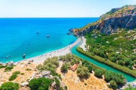 Experiência de um dia em Palm Beach Preveli saindo de Rethymno