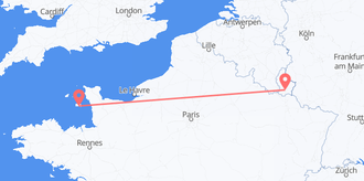 Jersey to Luxembourg