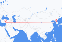 Flyreiser fra Seoul, til Adana