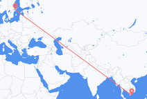 Flyg från Côn Sơn till Stockholm