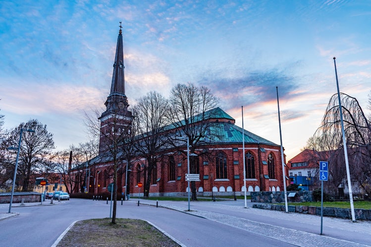 Photo of the Vasteras cathedral in Sweden.