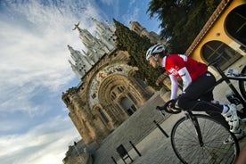 The hills around Barcelona by roadbike, private tour. Pick up/drop off included.