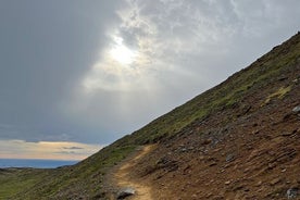 Wandeling naar Mount Helgafell