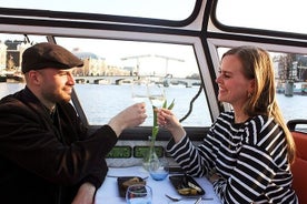 Amsterdam-cruise med levende lys, inkludert vin og ost