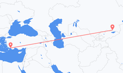 Vols d’Almaty pour Dalaman