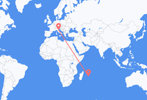 Lennot Mauritiuksen saarelta, Mauritius Forlille, Italia