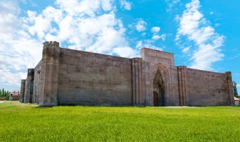 View of Ankara castle and general view of old town.