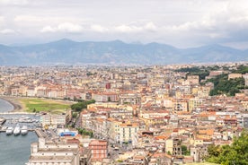 Photo of aerial View of Castellammare di Stabia from the cableway, Italy.