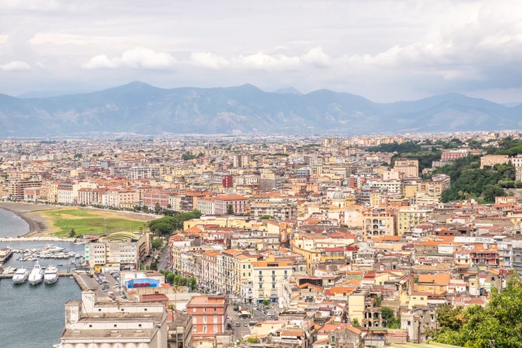 Photo of Castellammare di Stabia comune in the Metropolitan City of Naples cityscape, Italy.