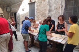 Lecce: Pasta-gerðarnámskeið í garði frá 1400 með víni