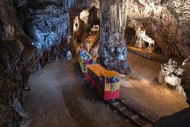 La grotte de Postojna avec le trajet en train et le tour de la demi-journée du château de Predjama au départ de Ljubljana