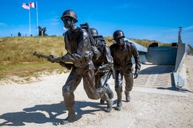 Normandian D-Day Beaches -yksityinen kiertue Honfleurista noudon kanssa