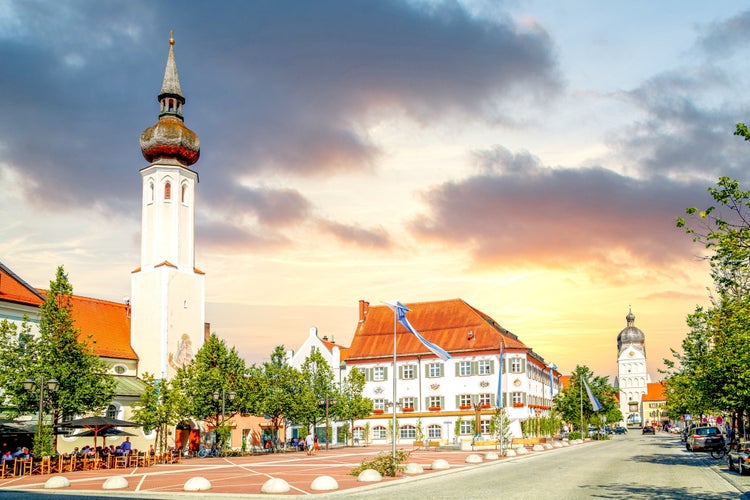 Photo of Old city of Erding, Germany .