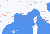 Flyg från Rom till Lourdes (kommun i Brasilien, São Paulo, lat -20,94, long -50,24)