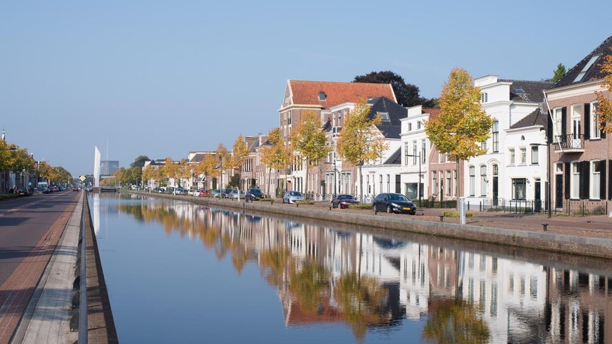 photo of Canal De Vaart in Assen, the Netherlands.