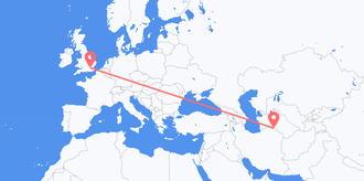 Voli dal Turkmenistan al Regno Unito