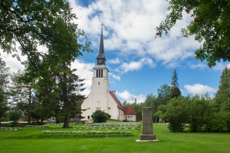 the church of Kemijärvi in Lapland, Finland