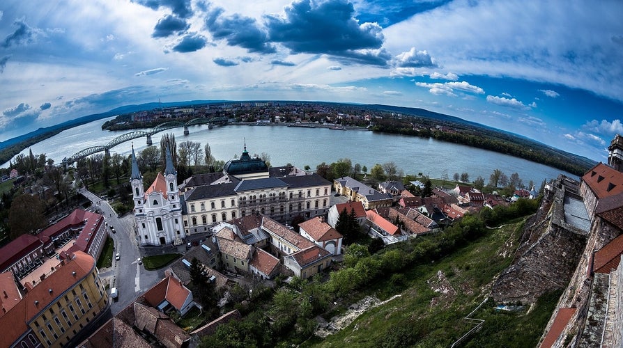 Esztergom, Scape, Water city image.